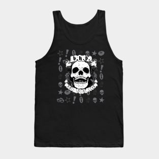 Anti-Social Club Skull shirt Tank Top